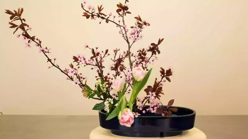 ikebana çiçek düzenleme sanatı