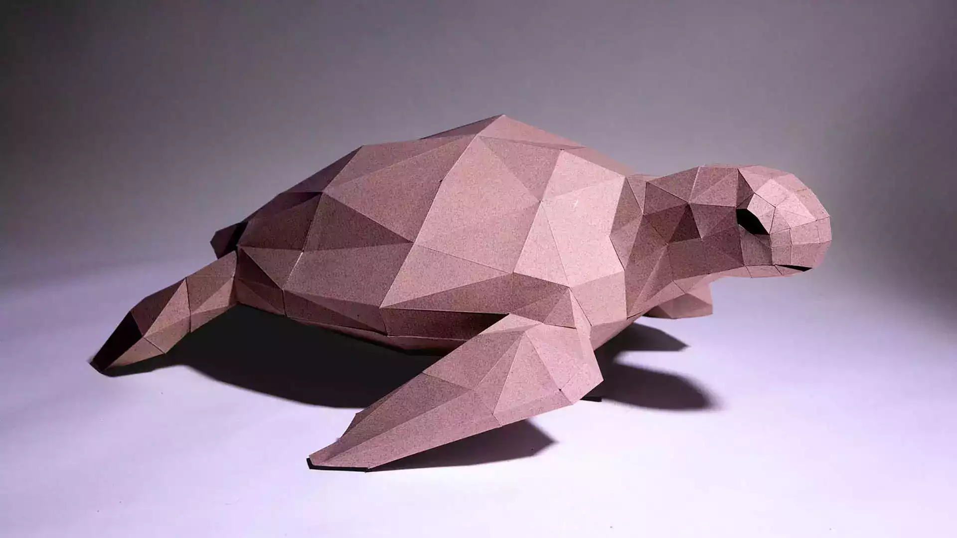 Origami ile deniz kaplumbağası yapımı