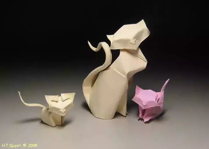 Origami ıslak katlama tekniği 1