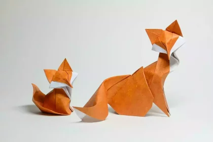 Origami ıslak katlama tekniği