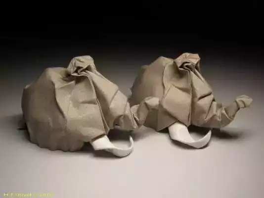 Origami ıslak katlama tekniği 5